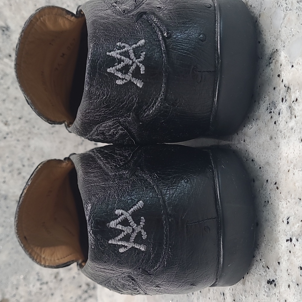 Mezlan Platinum Banff Ostrich Loafers - Picture 6 of 10